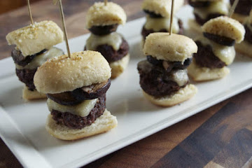 Mushroom Burgers on a Stick Recipe