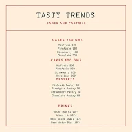 Tasty Trends menu 1