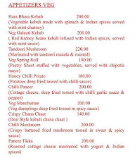 Entree menu 4