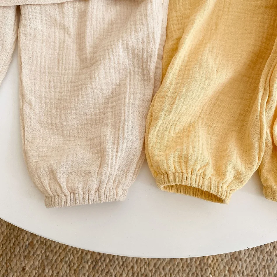 Ensemble de pyjama en coton pour enfants, pantalon de mode. Doux, confortable et respirant pour des nuits de sommeil idéales. Parfait pour les enfants.