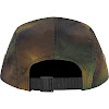 washed satin camo camp cap ss21