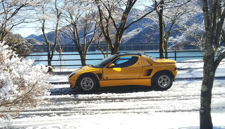 AZ-1のドライブ・雪とコラボ・雪景色・奥多摩湖に関するカスタム事例の投稿画像7枚目