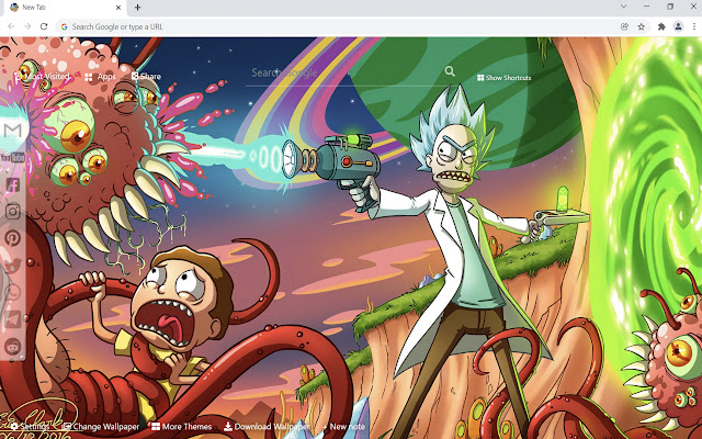 Rick and Morty Wallpaper HD New Tab