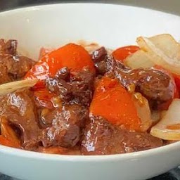 Vegan Tomato Beef