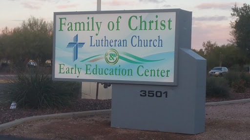 Family of Christ Lutheran Church Sign