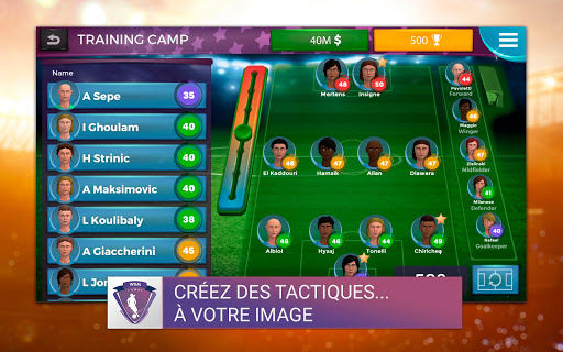 Code Triche Women's Soccer Manager (WSM) - Football Management APK MOD 5