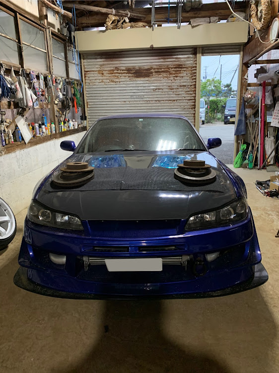 シルビアのボンネット交換・自粛生活・DIY・ひと工夫・コロナウイルスに負けるなに関するカスタム事例の投稿画像1枚目