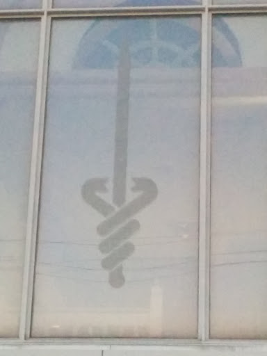 Glass Caduceus