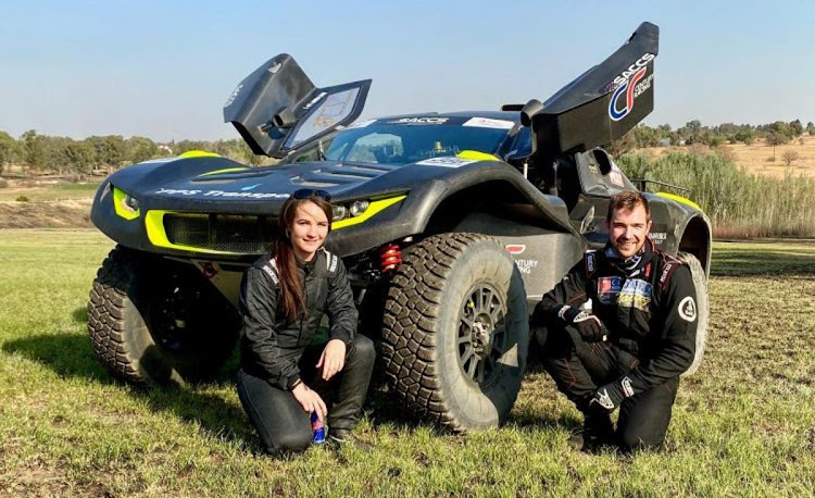 Taye Perry and Chris Baragwanath drove their Midrand, SA-built Century Racing CR6 buggy to second fastest overall.