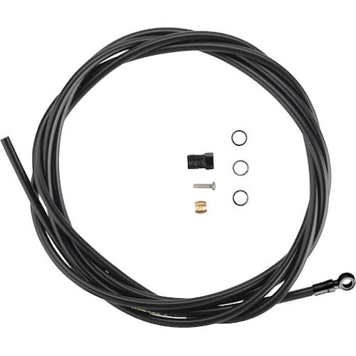 Shimano SM-BH90-SBM High Pressure Disc Brake Hose Kit with Black Banjo Fitting - 2000mm W/O Banjo Bolt Black