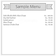 Chandni Chowk menu 1