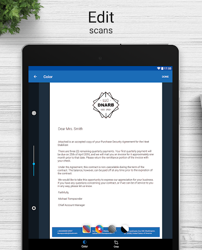 Scanner for Me: Convert Image to PDF