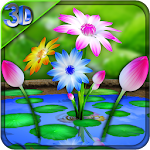 Cover Image of ダウンロード 3D Flowers Touch Wallpaper 3.0 APK