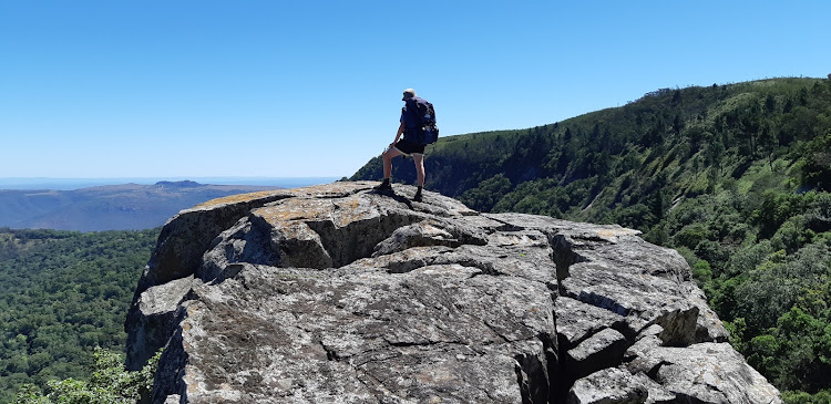 Stuart Camp surveys the Schwarzwald Forest on day five.