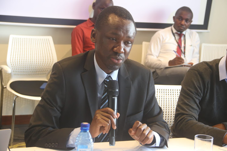 The Institute of Economic Affairs CEO Kwame Owino presents the Institute’s views on the Bill to the Committee on May 23, 2023.