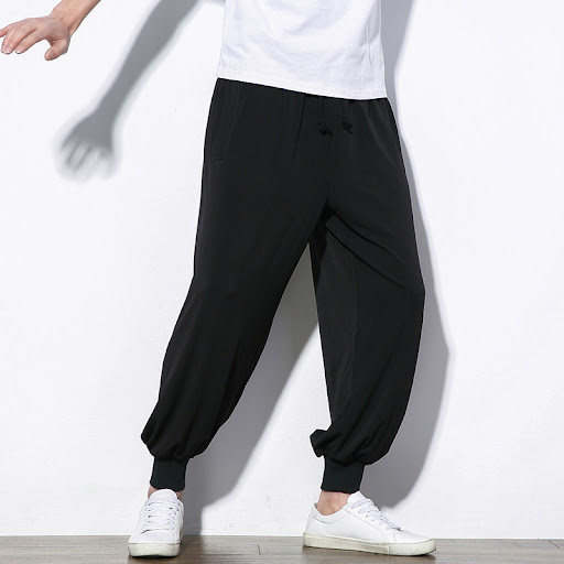 Title 3, Summer Thin Ice Silk Pants Mens Bloomers Light...