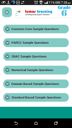 Math ELA Grade 6 - Common Core