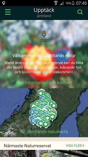 Jämtlands Naturkarta