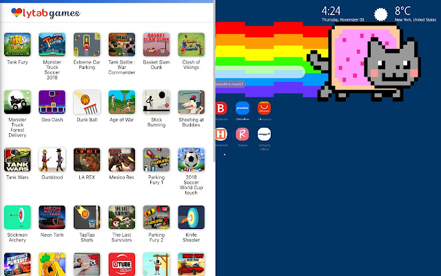 Nyan Cat Wallpapers New Tab Theme