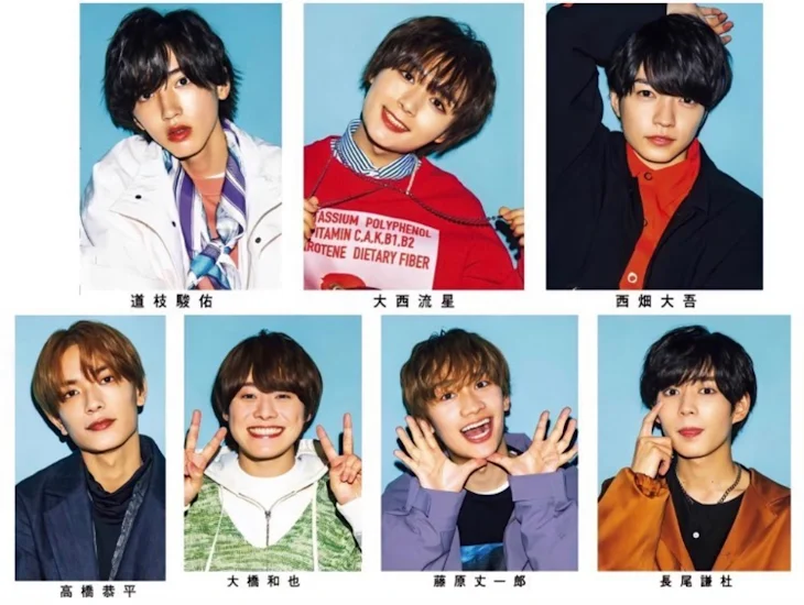 「なにわ男子」のメインビジュアル