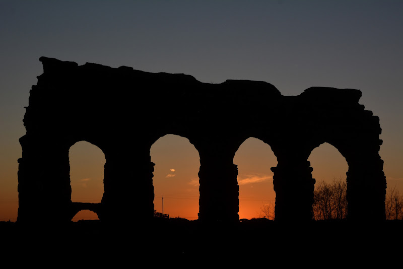 tramonto al Parco degli Acquedotti di renataco58