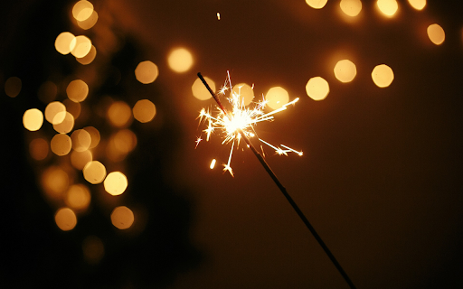 Sparkling stick fireworks screenshot 1