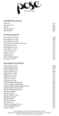 Pose - Hilton Garden Inn menu 6