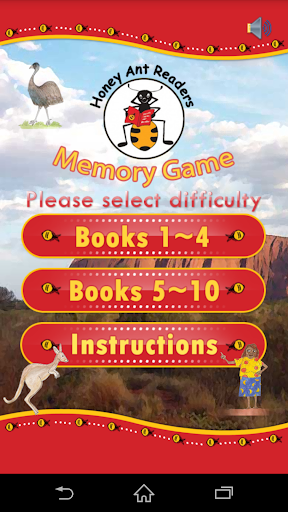 Honey Ant®Readers Memory Games