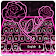 Sparkling Pink Neon Roses Keyboard icon