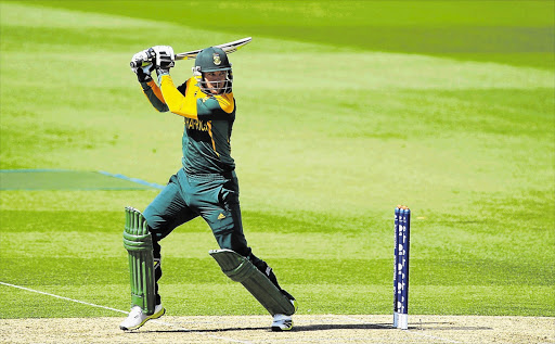 Colin Ingram during South Africa's ICC Champions Trophy warm-up match against Pakistan earlier in the week. Losing the game has given the team a wake-up call, says captain AB de Villiers