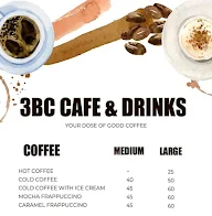 3BC Cafe & Drinks menu 1