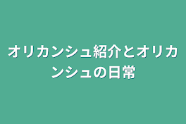 オリカンシュ紹介とオリカンシュの日常