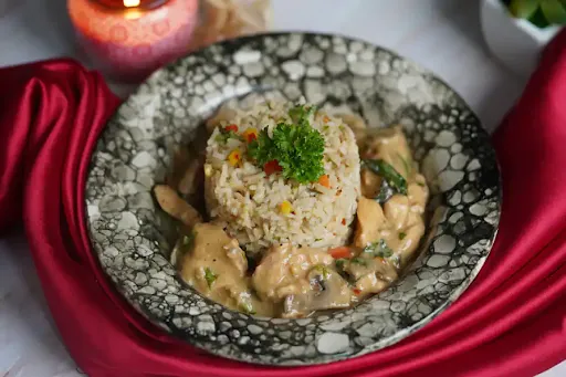 Chicken Stroganoff With Rice