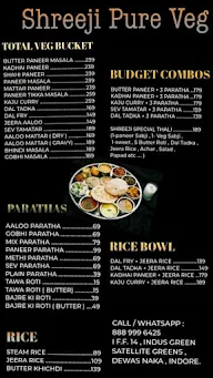 Shreeji Pure Veg menu 1