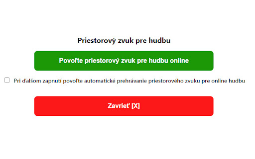 Priestorový zvuk pre hudbu