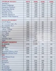 Ashirwad Bar & Restaurant menu 1