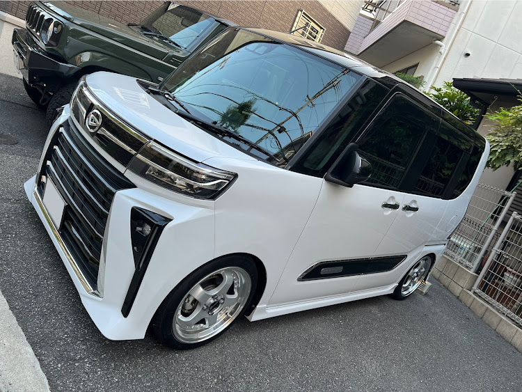 ☆TAKA-style66☆さんが投稿したタントカスタム・LA650S タントカスタム・テイン車高調・純ベタ・ツートンカラーに関するカスタム事例の投稿画像3枚目