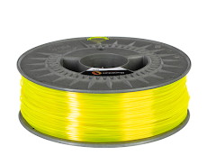 Fillamentum Neon Yellow Translucent PETG Filament - 1.75mm (1kg)