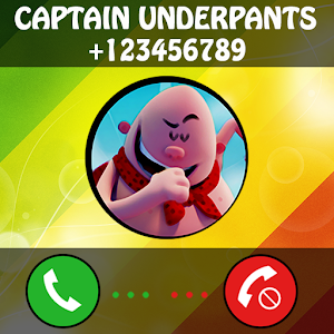 Captain Super Undrepantz fake call 1.0 Icon