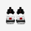 air jordan 35 low pf white / black / university red / metallic silver