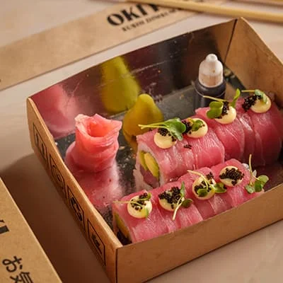 Thinly Sliced Tuna Uramaki