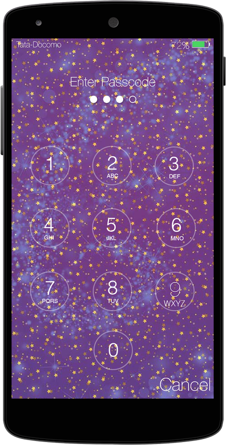 Glitter Lock Screen