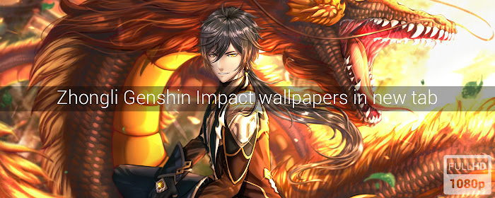 Zhongli Genshin Impact Wallpapers New Tab marquee promo image