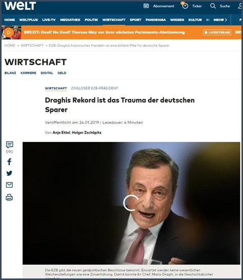 die welt Mario draghi