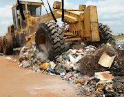 An earthmover forms part of stolen vehicles that were found near a border between SA and Zimbabwe in the past three months.