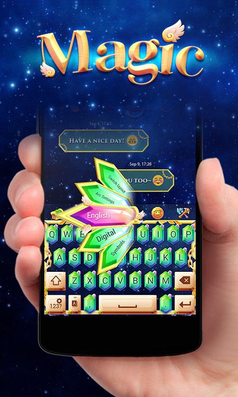 Magic GO Keyboard Theme Emoji Screen 1