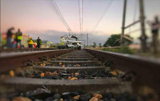 Seven die as train hits bakkie at crossing