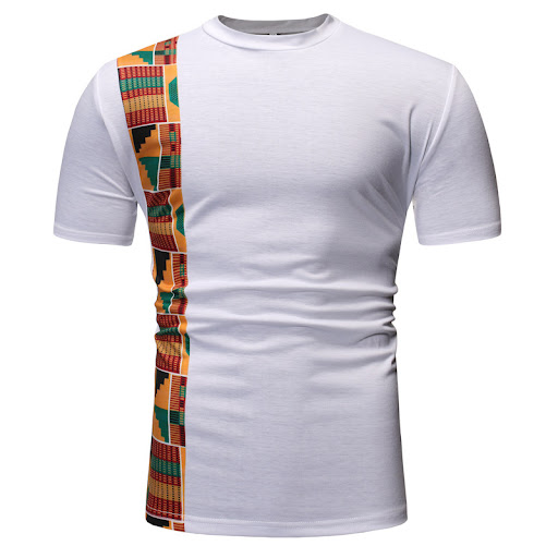 Title 5, Mens summer African style T-shirt