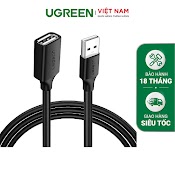 Dây Usb 2.0 Nối Dài Ugreen Dùng Cho Pc, Laptop, Macbook - Ugreen Us103 - Hàng Phân Phối Chính Hãng - Bảo Hành 18 Tháng