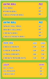 Hungry Tummy menu 3